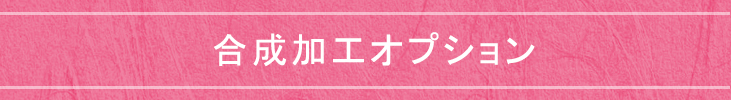 合成加工オプション