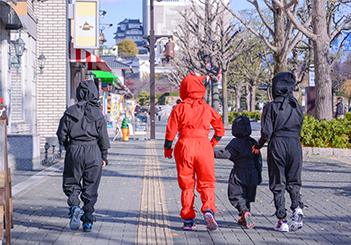 ちびっこ忍者衣装イメージ