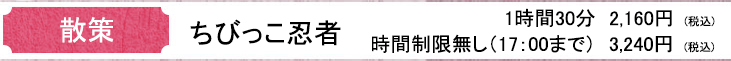 ちびっこ忍者